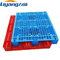 Palettes jetables de HDPE de paquet une palette en plastique ISO9001 bleu de manière